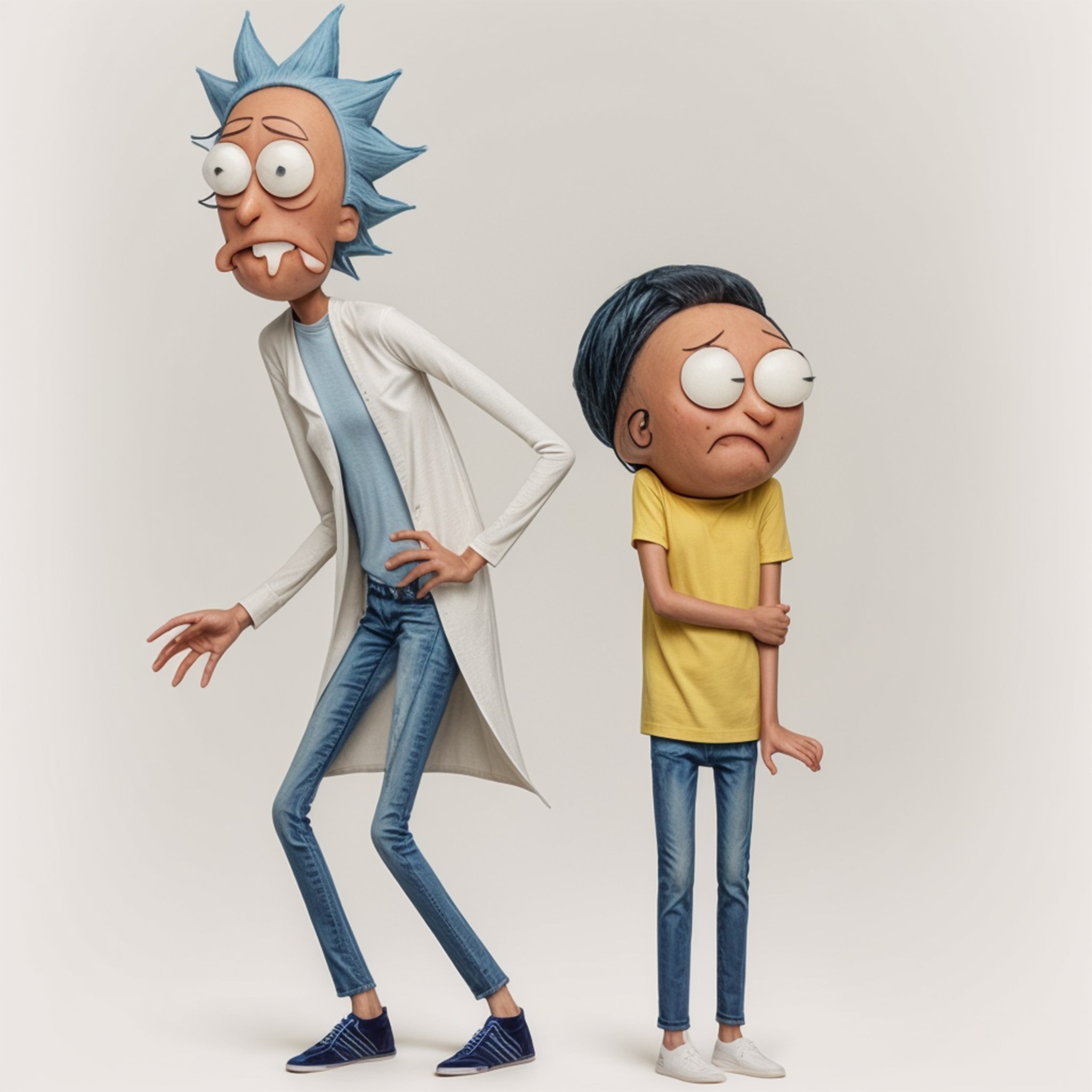 Melancholic Toons AI lineart artwork 12 by Mehran Ahmadi